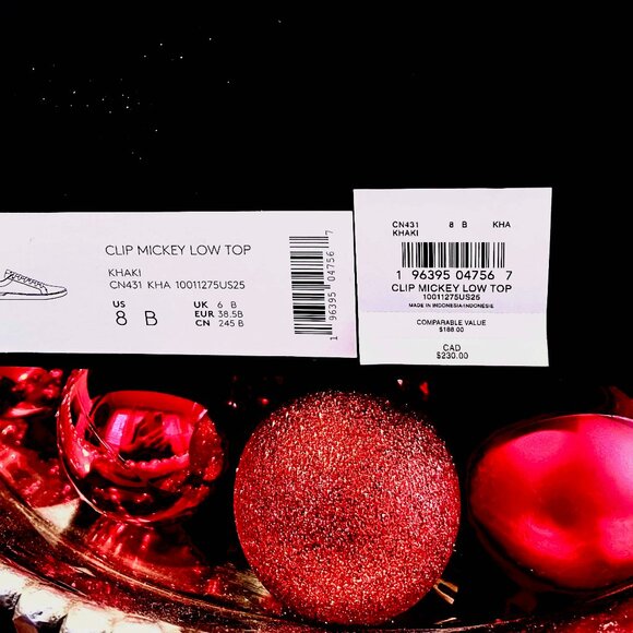 Disney X Coach Clip Low Top Sneaker In Signature Jacquard With Mickey Mouse - Picture 4 of 4